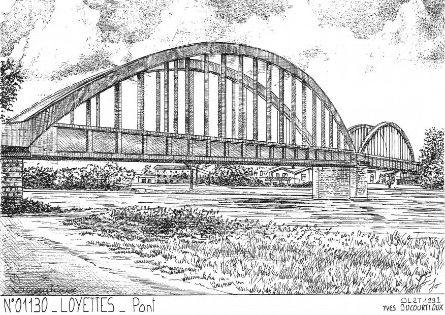 N 01130 - LOYETTES - pont
