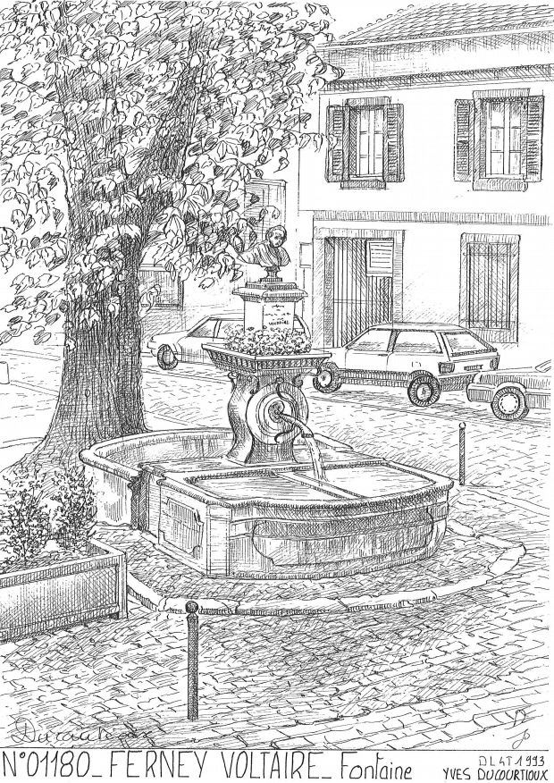 N 01180 - FERNEY VOLTAIRE - fontaine