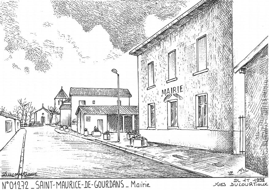 N 01272 - ST MAURICE DE GOURDANS - mairie