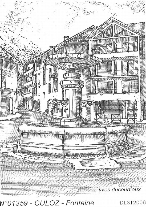N 01359 - CULOZ - fontaine