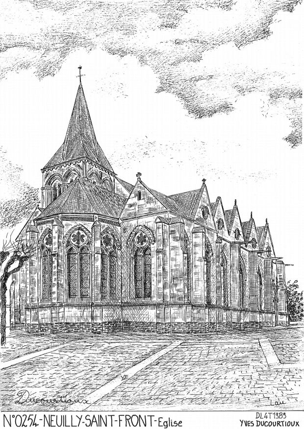 N 02054 - NEUILLY ST FRONT - �glise