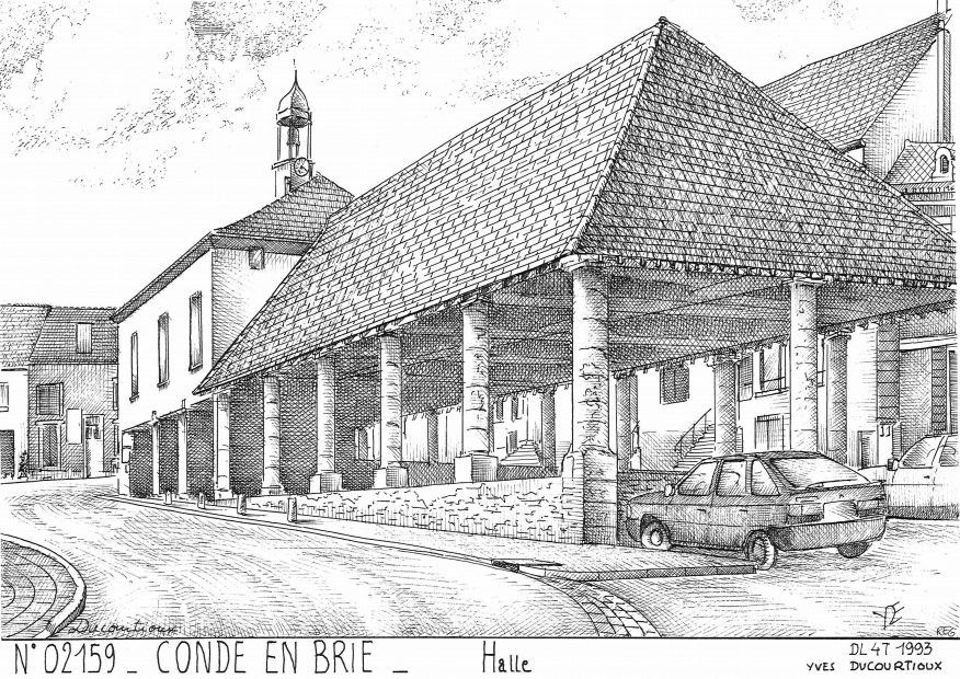 N 02159 - CONDE EN BRIE - halle