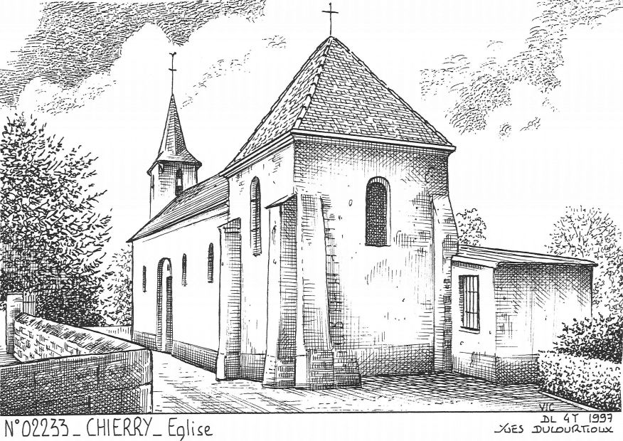 N 02233 - CHIERRY - �glise