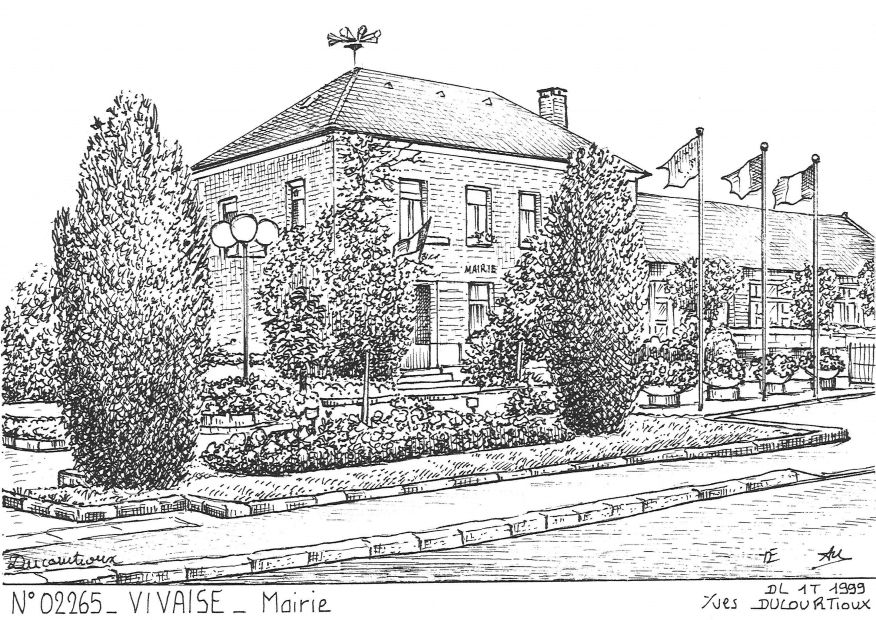 N 02265 - VIVAISE - mairie