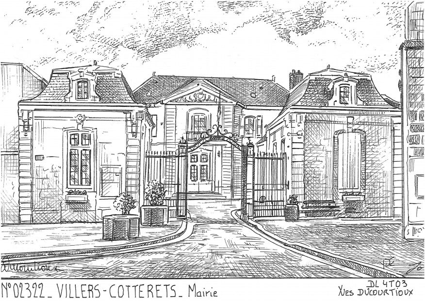 N 02322 - VILLERS COTTERETS - mairie