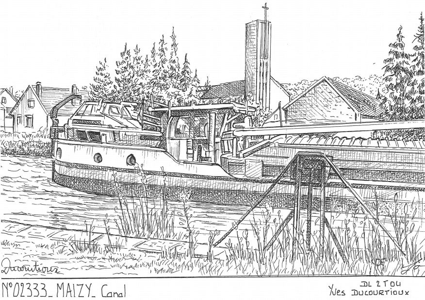 N 02333 - MAIZY - canal