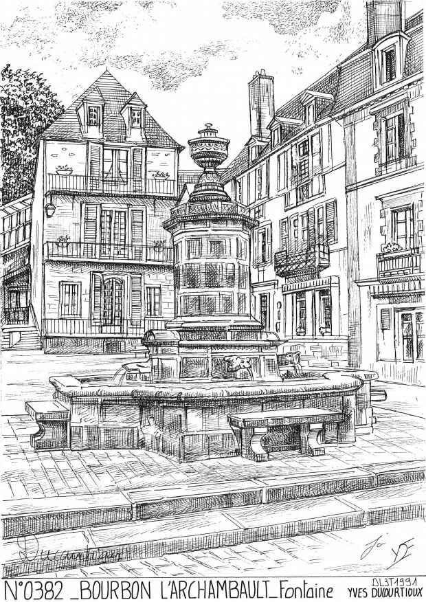 N 03082 - BOURBON L ARCHAMBAULT - fontaine