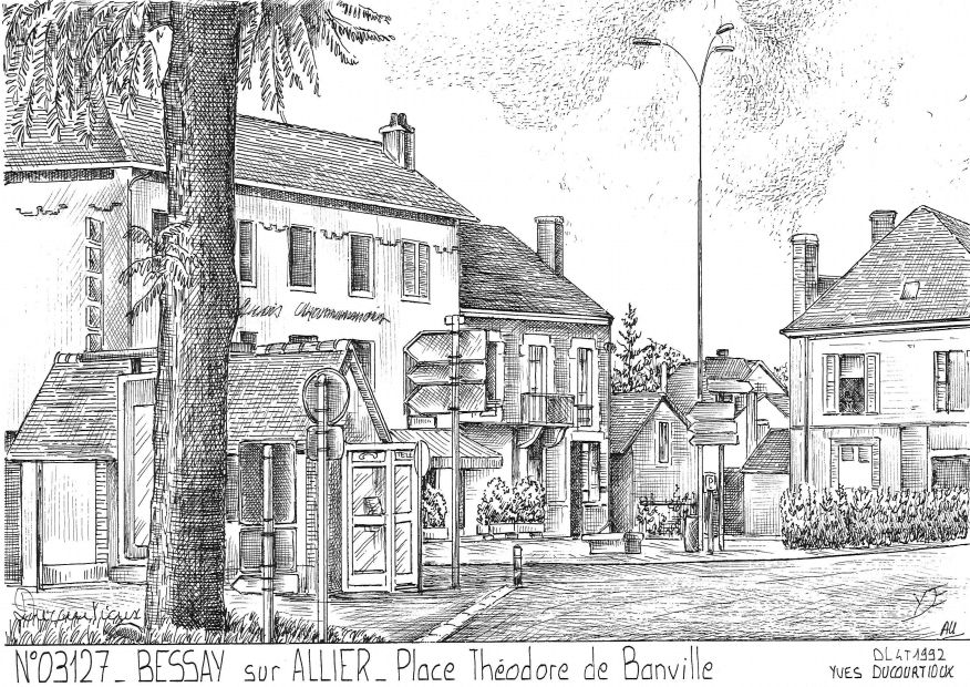 N 03127 - BESSAY SUR ALLIER - place th�odore de banville