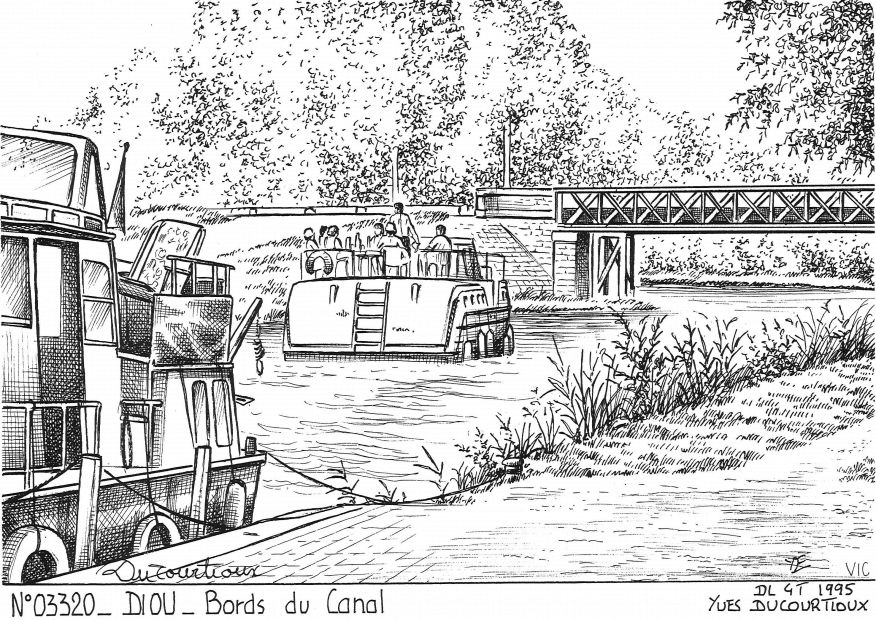 N 03320 - DIOU - bords du canal