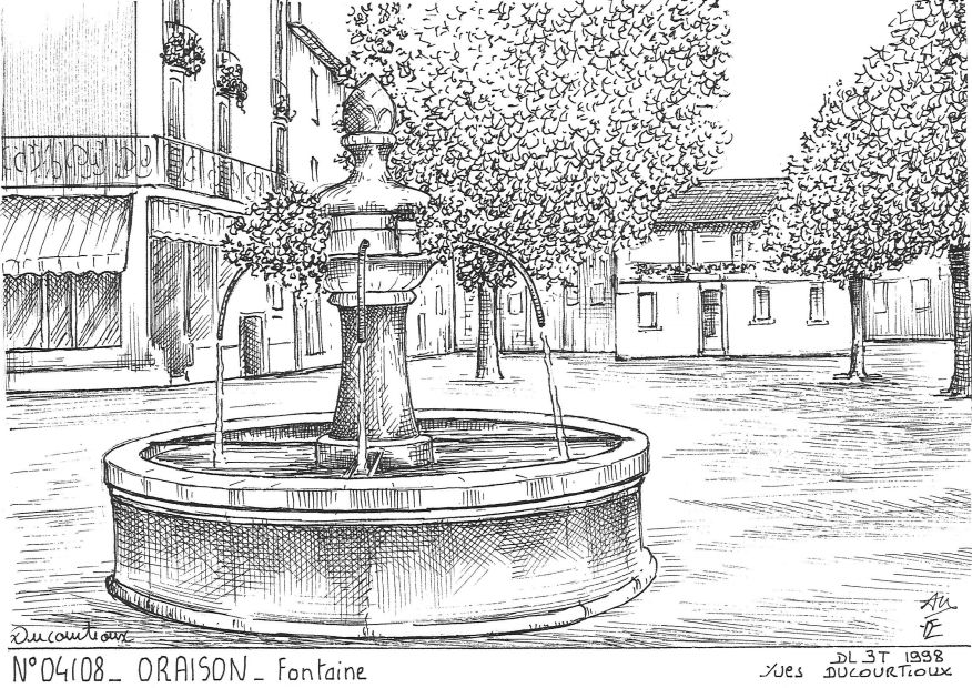 N 04108 - ORAISON - fontaine