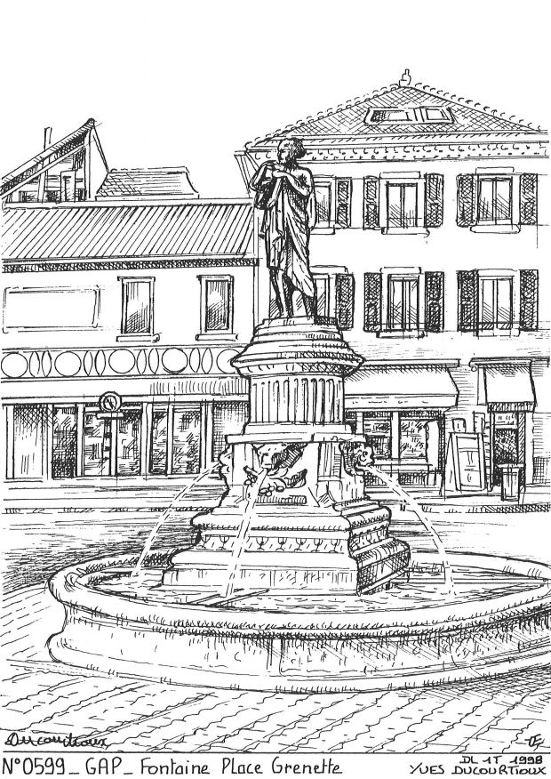 N 05099 - GAP - fontaine place grenette