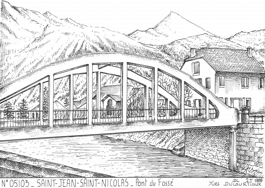 N 05103 - ST JEAN ST NICOLAS - pont du foss�