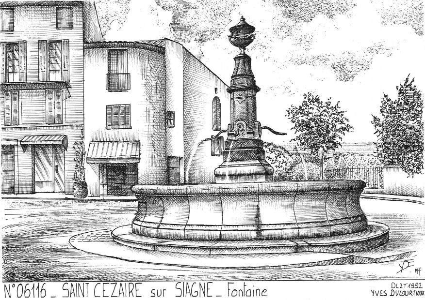 N 06116 - ST CEZAIRE SUR SIAGNE - fontaine
