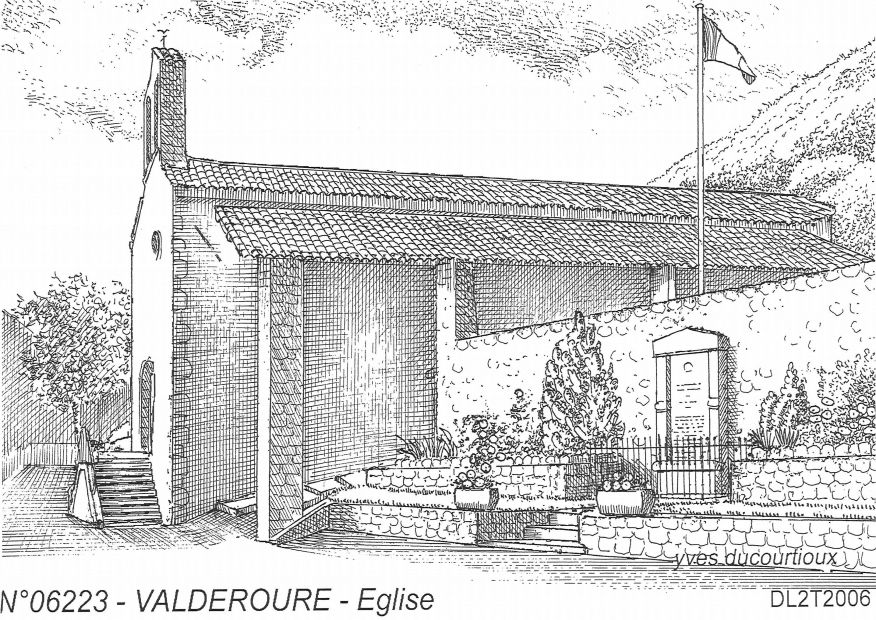 N 06223 - VALDEROURE - �glise