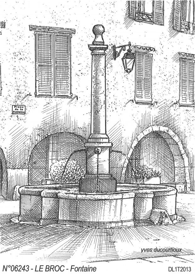 N 06243 - LE BROC - fontaine
