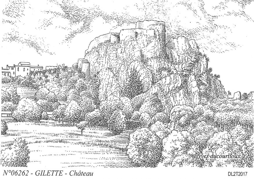 N 06262 - GILETTE - ch�teau
