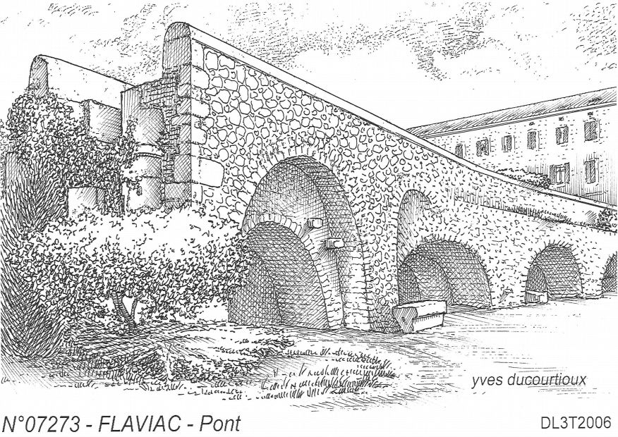 N 07273 - FLAVIAC - pont