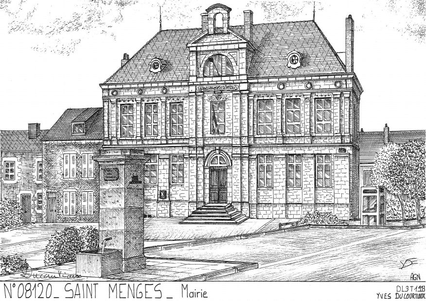 N 08120 - ST MENGES - mairie