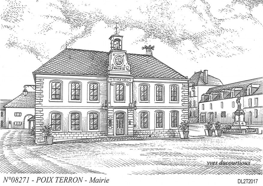 N 08271 - POIX TERRON - mairie