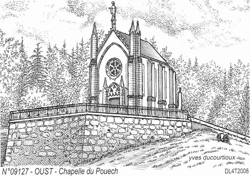 N 09127 - OUST - chapelle du pouech
