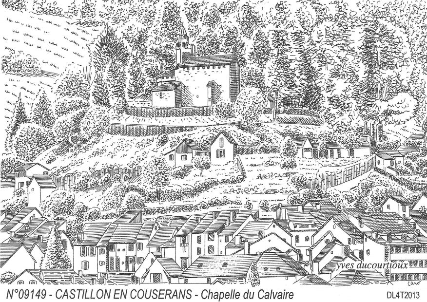 N 09149 - CASTILLON EN COUSERANS - chapelle du calvaire