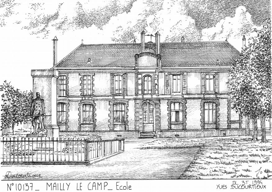 N 10137 - MAILLY LE CAMP - �cole
