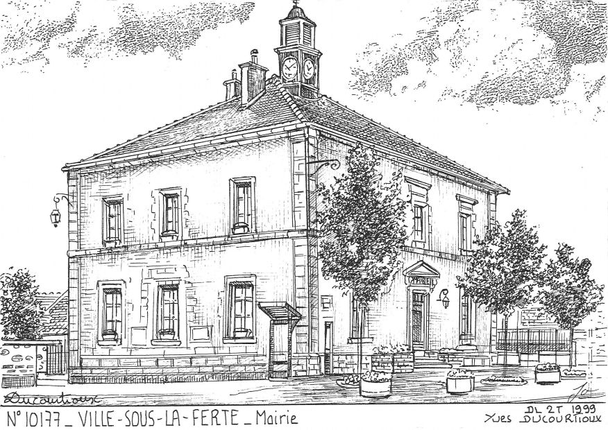 N 10177 - VILLE SOUS LA FERTE - mairie