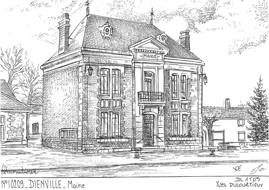 N 10209 - DIENVILLE - mairie