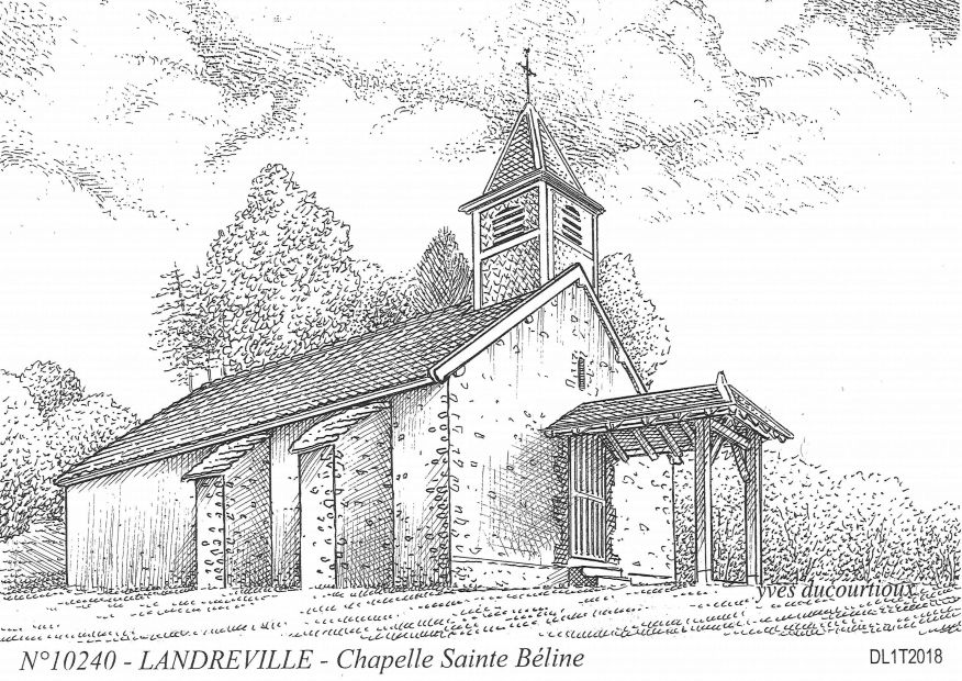 N 10240 - LANDREVILLE - chapelle ste b�line