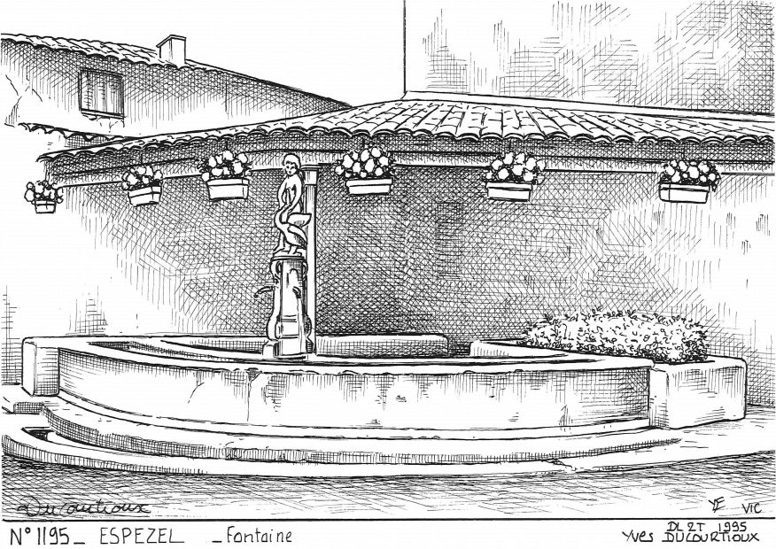 N 11095 - ESPEZEL - fontaine