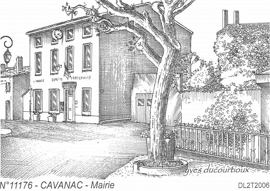 N 11176 - CAVANAC - mairie