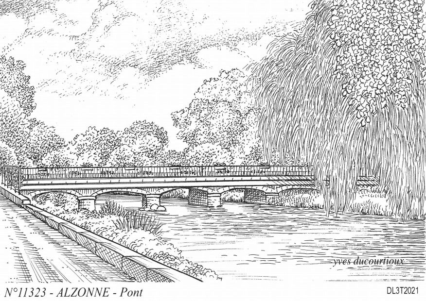 N 11323 - ALZONNE - pont