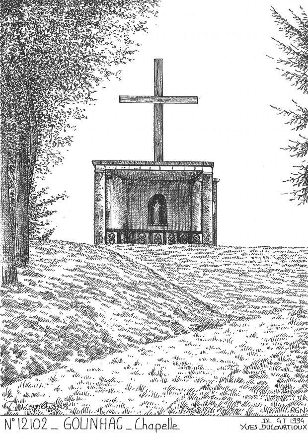 N 12102 - GOLINHAC - chapelle