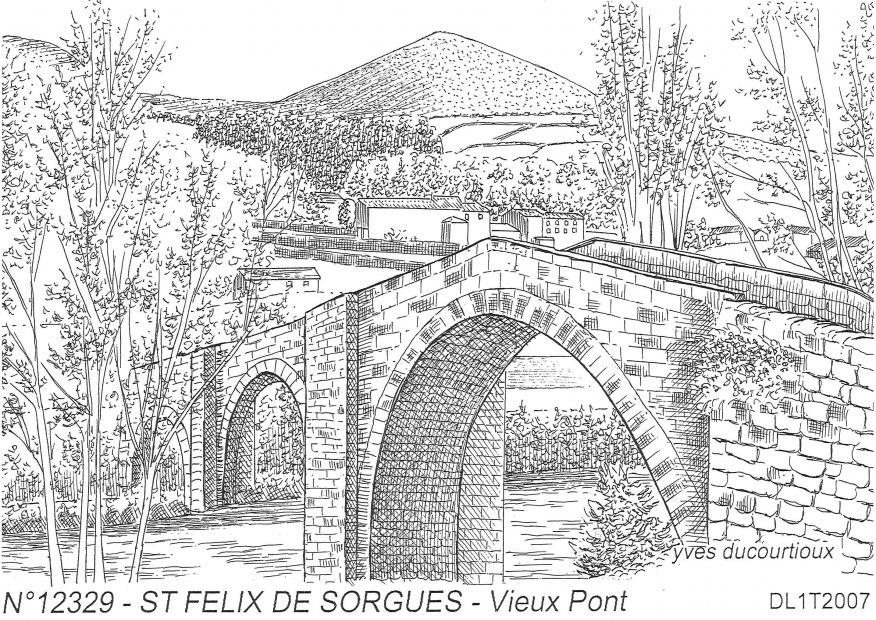 N 12329 - ST FELIX DE SORGUES - vieux pont