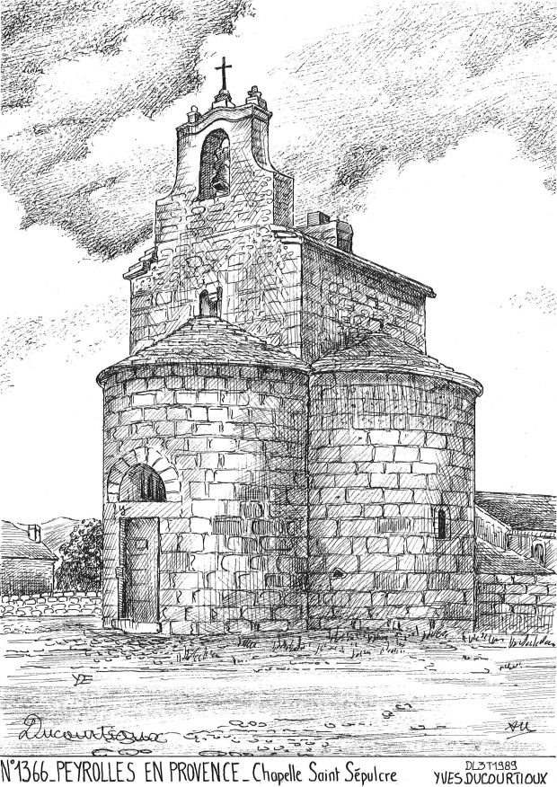 N 13066 - PEYROLLES EN PROVENCE - chapelle st s�pulcre