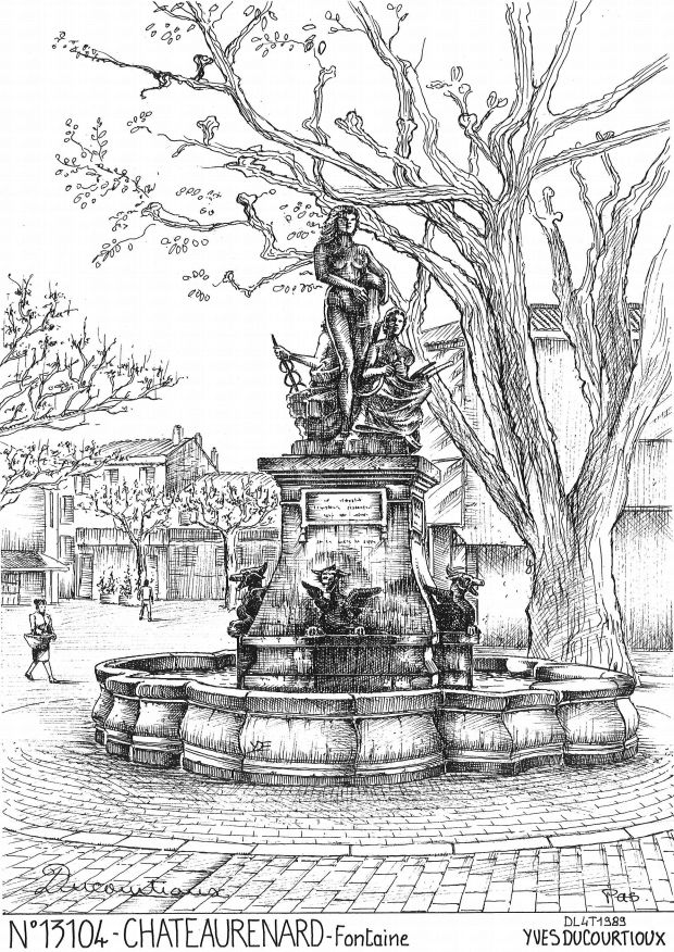 N 13104 - CHATEAURENARD - fontaine