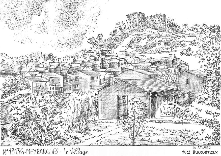 N 13136 - MEYRARGUES - le village