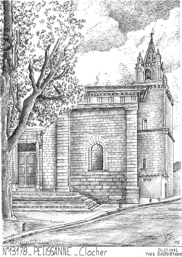 N 13178 - PELISSANNE - clocher