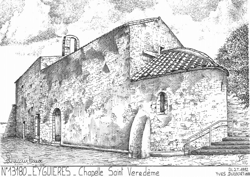 N 13180 - EYGUIERES - chapelle st vered�me