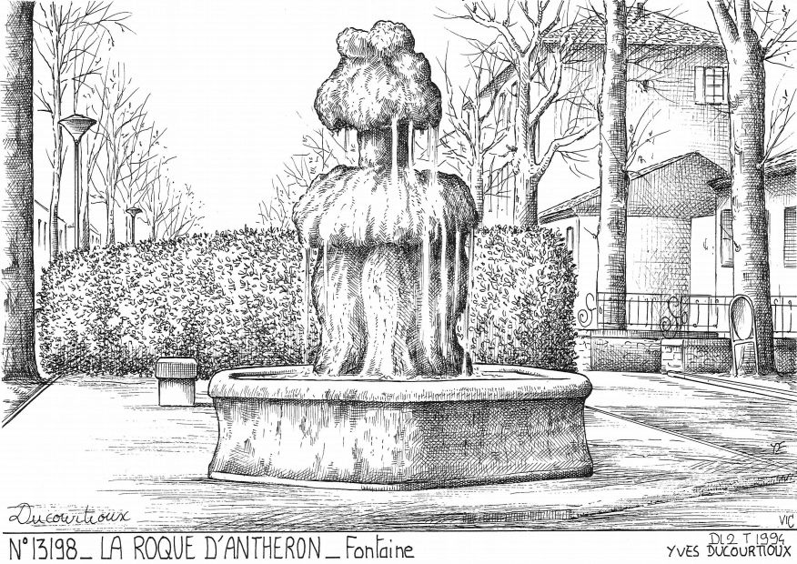 N 13198 - LA ROQUE D ANTHERON - fontaine