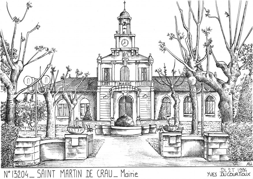 N 13204 - ST MARTIN DE CRAU - mairie