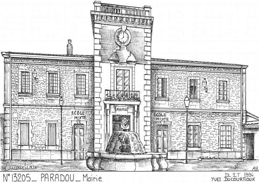 N 13205 - PARADOU - mairie