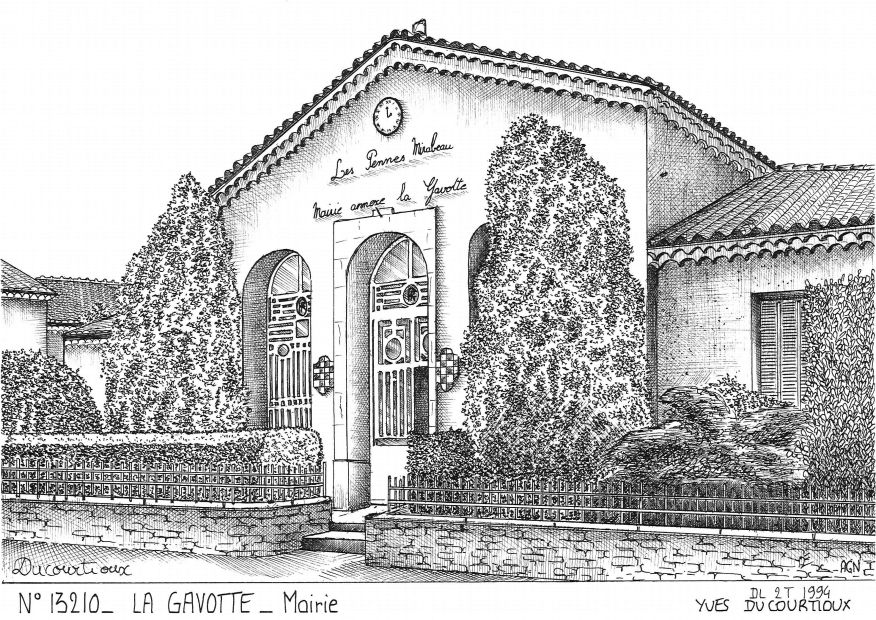 N 13210 - LA GAVOTTE - mairie
