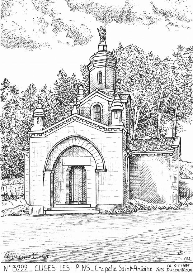 N 13222 - CUGES LES PINS - chapelle st antoine