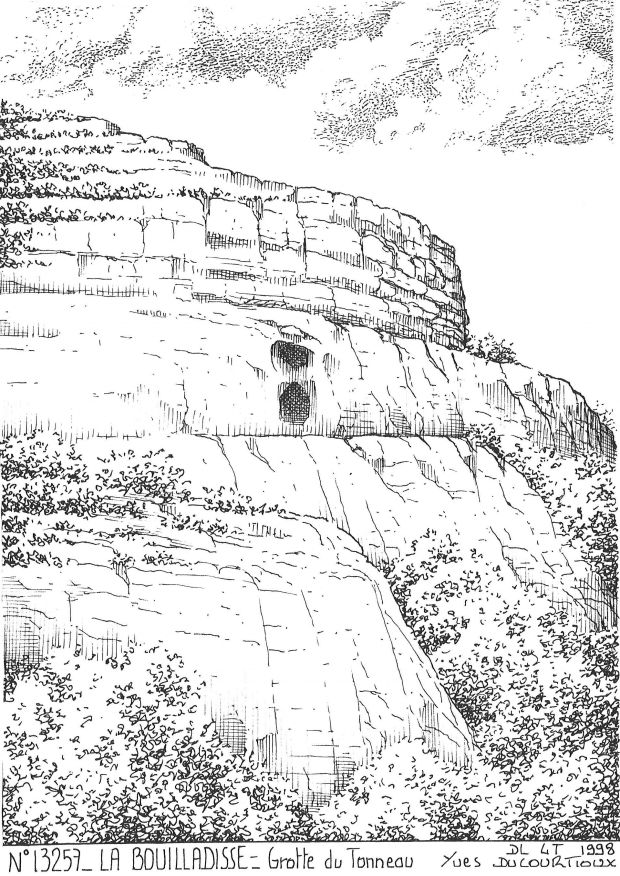 N 13257 - LA BOUILLADISSE - grotte du tonneau