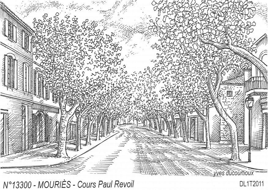 N 13300 - MOURIES - cours paul revoil