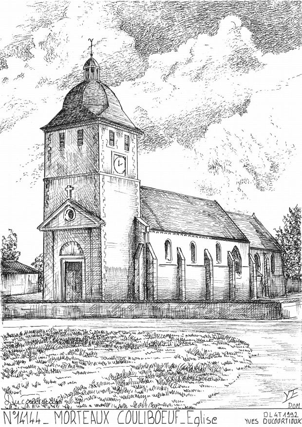 N 14144 - MORTEAUX COULIBOEUF - �glise
