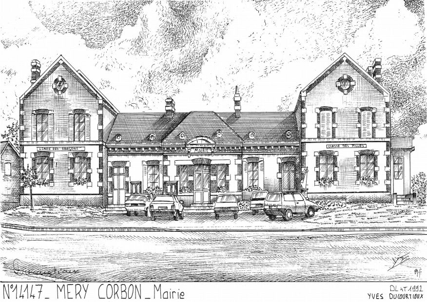 N 14147 - MERY CORBON - mairie