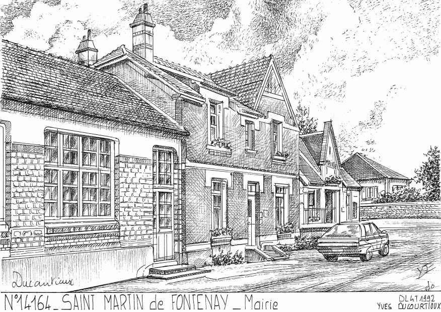 N 14164 - ST MARTIN DE FONTENAY - mairie