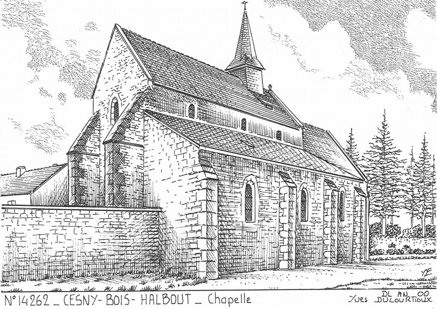 N 14262 - CESNY BOIS HALBOUT - chapelle